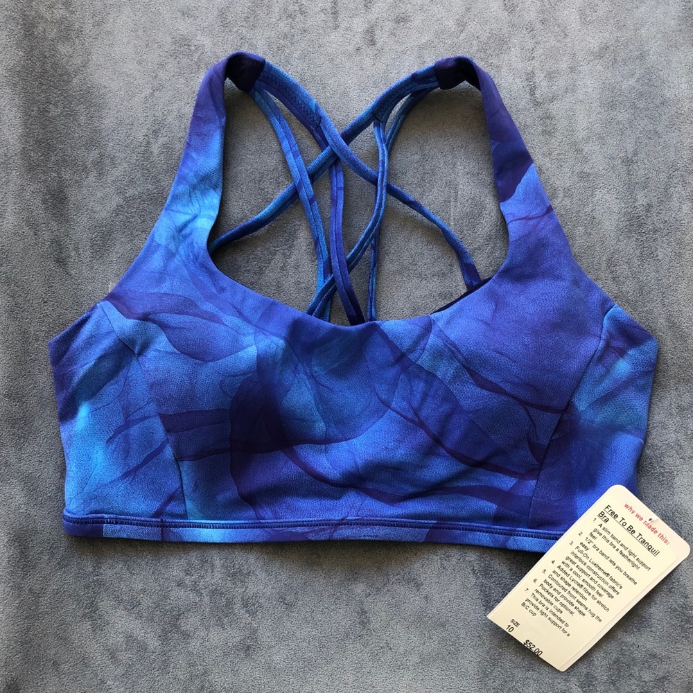 Lululemon free to be tranquil bra